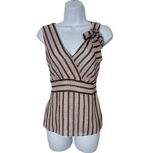 Vintage Y2K silk top small